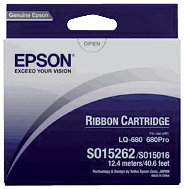 Ruban Epson S015262 pour LQ-670 nylon noir