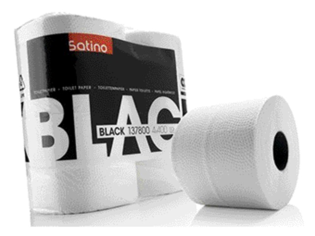 Toiletpapier BlackSatino CT10 Original 2-laags 400 vel wit 062700