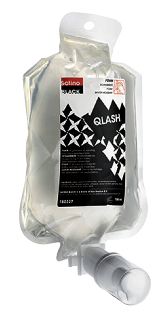 Savon mousse BlackSatino SF30 Qlash 332220 recharge 750ml