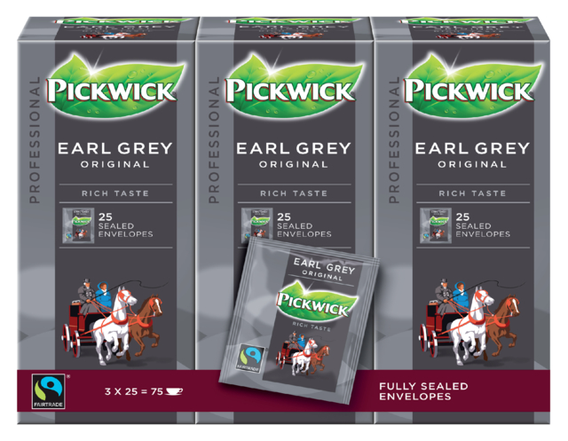 Thee Pickwick Fair Trade earl grey 25x2gr