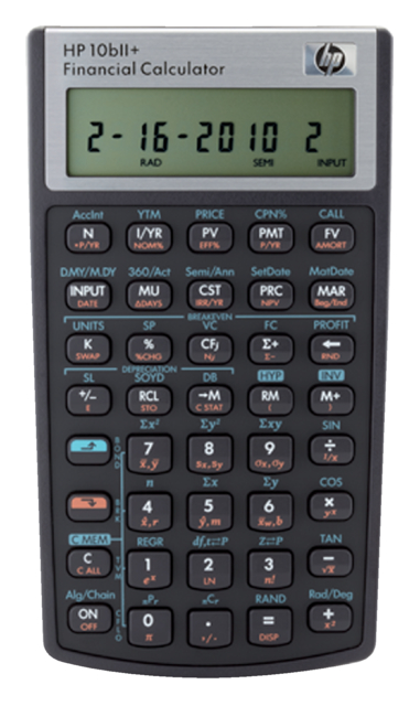 Calculatrice HP 10BII+