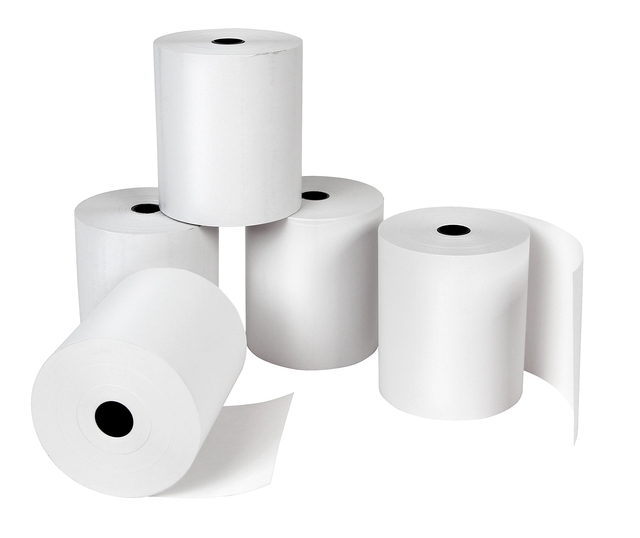 Rouleau caisse Qbasic 57mmx74m mandrin Ø12mm thermique