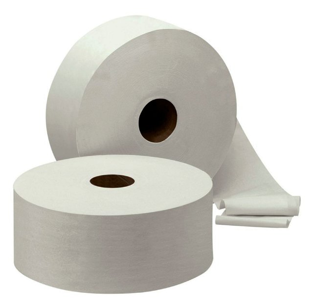 Papier toilette Cleaninq T1 Jumbo 2 épaisseurs 6x 380m blanc