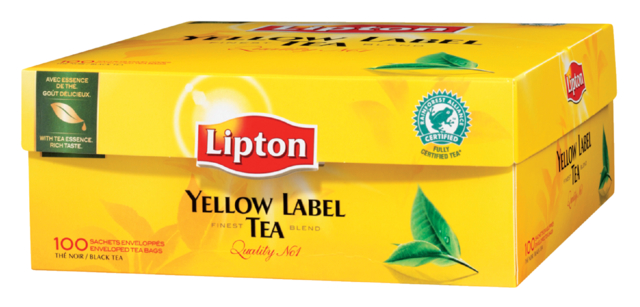 Thee Lipton yellow label zonder envelop 100x1.5gr