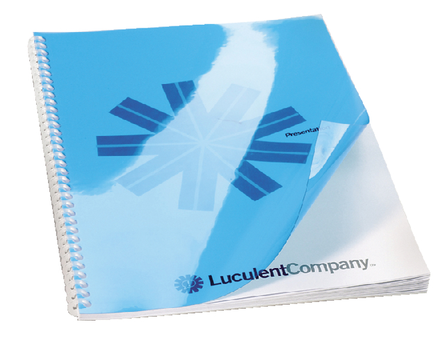 Couverture GBC A4 PVC 25x Hiclear et 25x Higloss