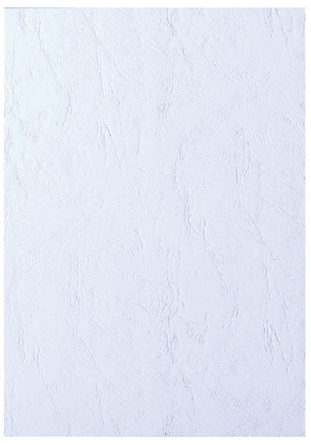Couverture GBC A4 similicuir blanc 100 pièces