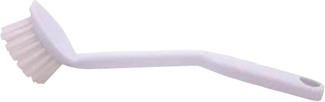 Brosse à vaisselle Cleaninq Basis plastique tête ronde blanc