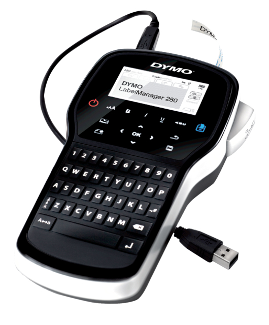 Etiqueteuse Dymo LabelManager 280 portable qwerty 12mm noir