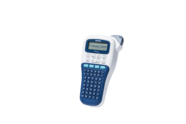 Imprimante d'étiquettes Brother P-Touch TZe PT-H107B portable ABC 12mm blanc