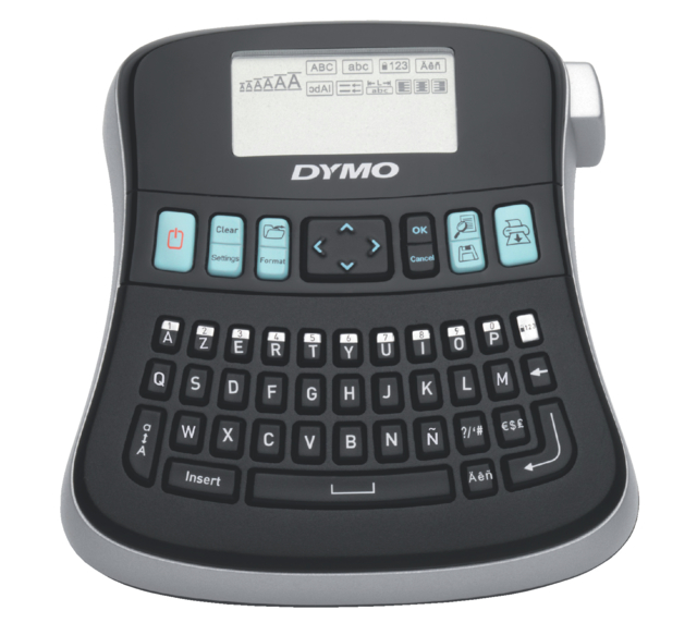 Etiqueteuse Dymo LabelManager 210D+ portable azerty 12mm noir