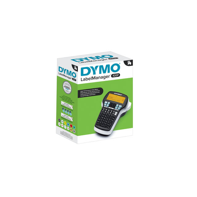 Etiqueteuse Dymo LabelManager 420P portable ABC 19mm noir