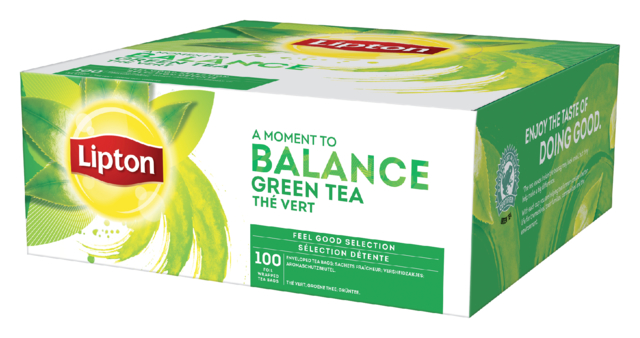 Thé Lipton Balance Thé vert 100x 1,5g