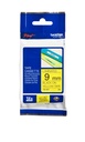 Labeltape Brother P-touch TZe-621 standaard 9mm zwart op geel