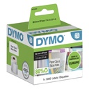 Etiquette Dymo LabelWriter multifonctionnelle amovible 57x32mm rouleau 1000 pcs blanc