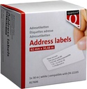 Labeletiket Quantore DK-22205 doorlopend 62mm 1 rol á 30m wit
