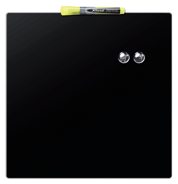 Whiteboard Nobo tegel 36x36cm zwart magnetisch