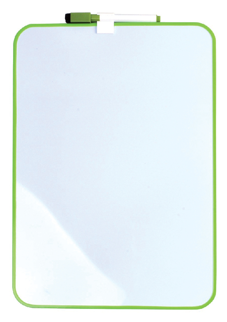 Ardoise magnétique Desq 24x34cm + marqueur profil vert