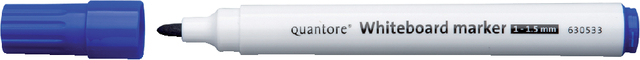 Marqueur tableau blanc Quantore ogive 1-1,5mm bleu