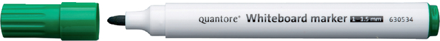 Marqueur tableau blanc Quantore ogive 1-1,5mm vert
