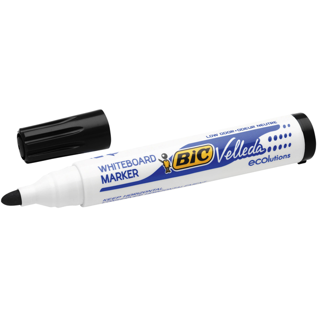 Feutre tableau blanc BIC Velleda 1701 ogive Large noir