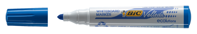 Viltstift Bic Velleda 1701 whiteboard rond large blauw