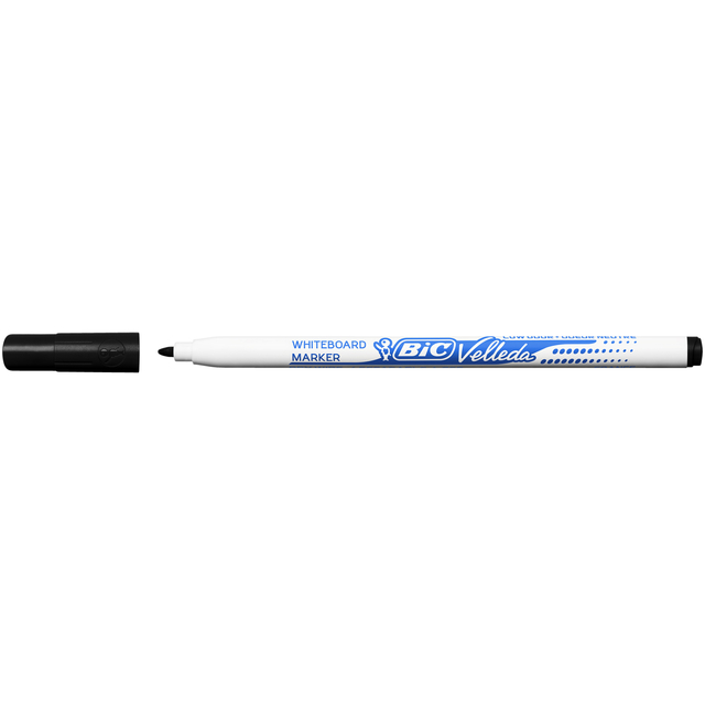 Whiteboardmarker Bic Velleda 1721 rond fijn zwart