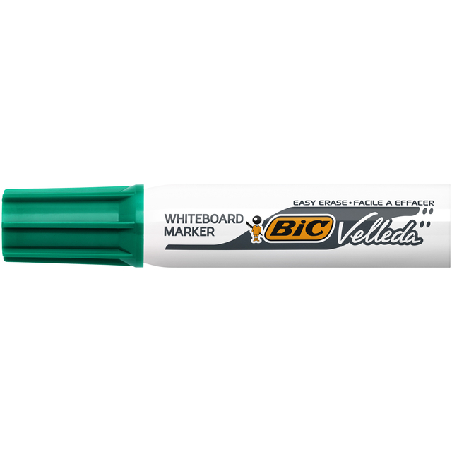 Marqueur tableau blanc BIC Velleda 1781 biseau Large vert