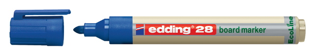 Whiteboardmarker edding 28 EcoLine rond 1.5-3mm blauw