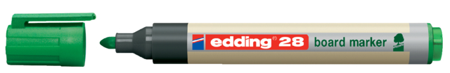 Marqueur tableau blanc edding 28 EcoLine ogive 1.5-3mm vert