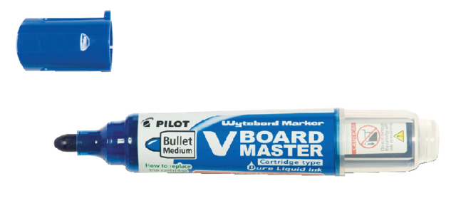 Viltstift PILOT Begreen whiteboard rond medium blauw