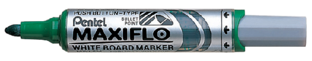 Marqueur tableau blanc Pentel Maxiflo MWL5M ogive 3mm vert