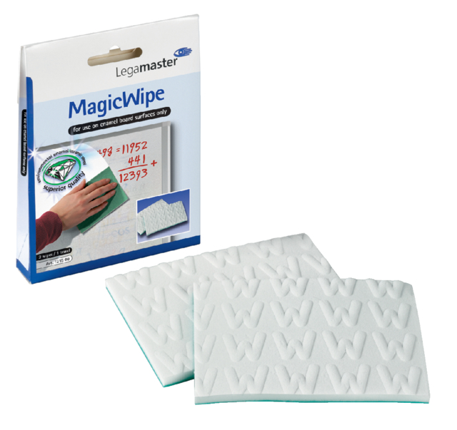 Lingette tableau blanc Legamaster 121500 magicwipe 3 pièces