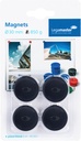 Aimant Legamaster 30mm 850g noir 4 pièces