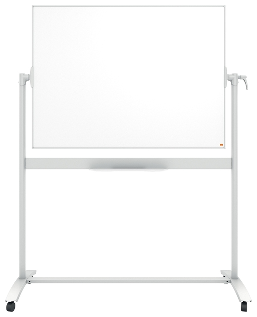 Whiteboard Nobo kantelbord mobiel 90x120cm staal