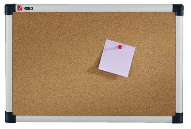 Prikbord Nobo 90x120cm  kurk retailverpakking