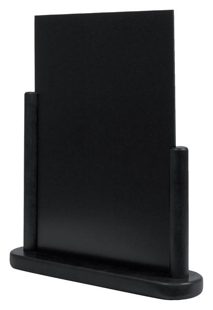 Ardoise de table Securit 323x270x71mm bois noir
