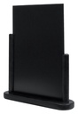 Ardoise de table Securit 323x270x71mm bois noir