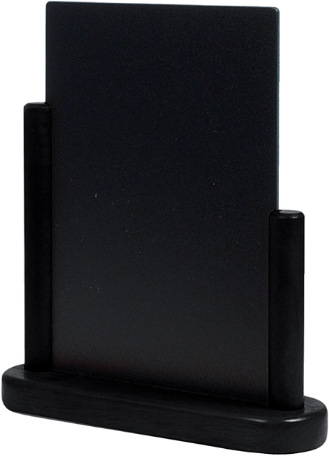 Krijtbord Securit 230x200x60mm zwart hout