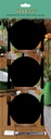 Krijtbord Securit bord 100x120mm houten voet 3 stuks