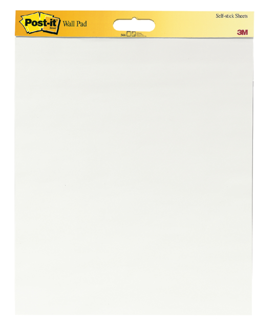 Meeting chart Post-it 566 Super Sticky 50,8x60,9cm uni incl. bandes Command 2 pièces