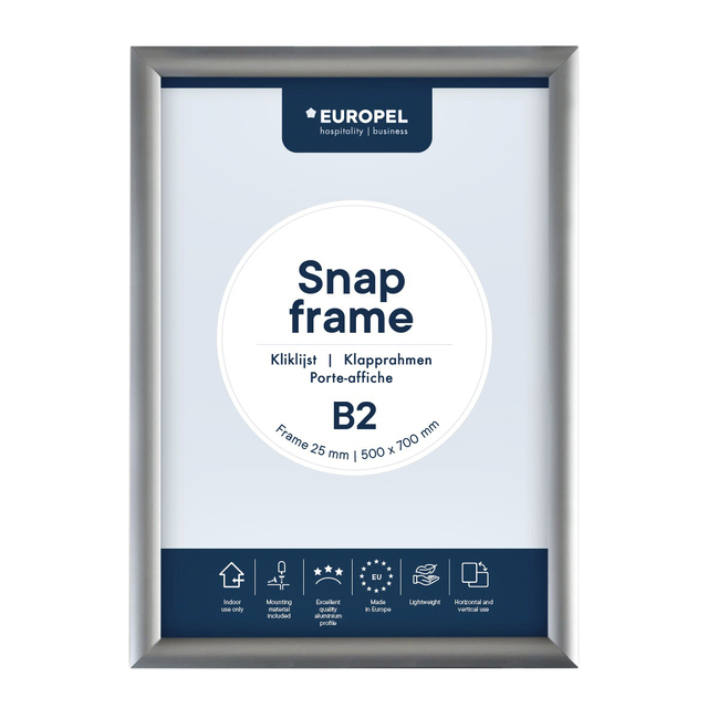 Cadre clipsable Europel B2 50x70cm 25mm