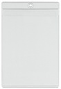 Insteekmap U-model Leitz Premium met ophangoog 0.20mm PVC A5 transparant 50 stuks