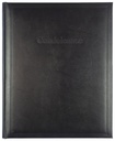 Livre de condoléance Kangaro 260x210mm noir NL
