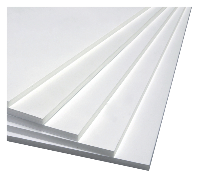 Panneau mousse 70x100cm double face 5mm blanc