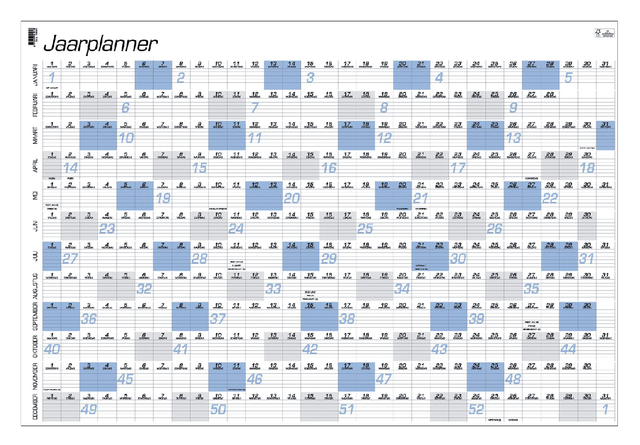 Planning annuel 2027 Quantore A1 84x57cm