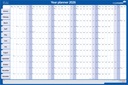Planning annuel 2026 Legamaster 90x60cm horizontal laminé EN