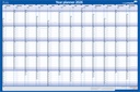 Jaarplanner 2026 Legamaster 1 persoon 90x60cm horizontaal gelamineerd Engelstalig