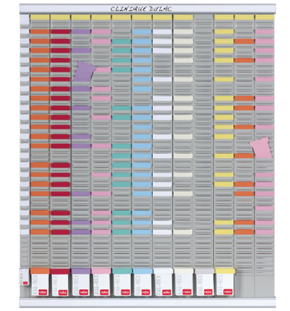 Planning annuel Nobo 12 panneaux 54 fentes n°2