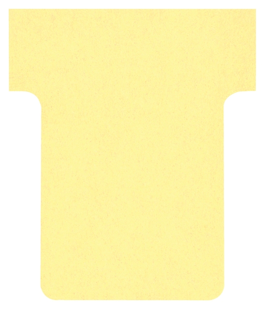 T-kaart Nobo nr. 1.5 36mm geel 100 stuks
