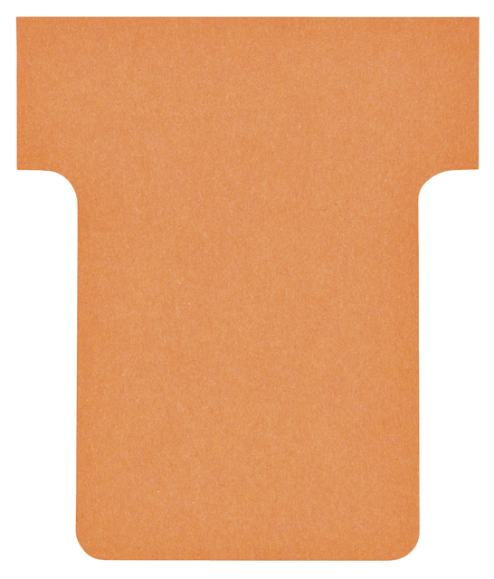 T-kaart Nobo nr 1.5 36mm oranje 100 stuks